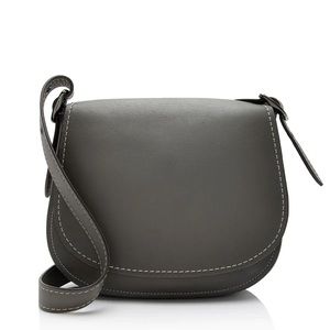 Coach leather shoulder saddle bag